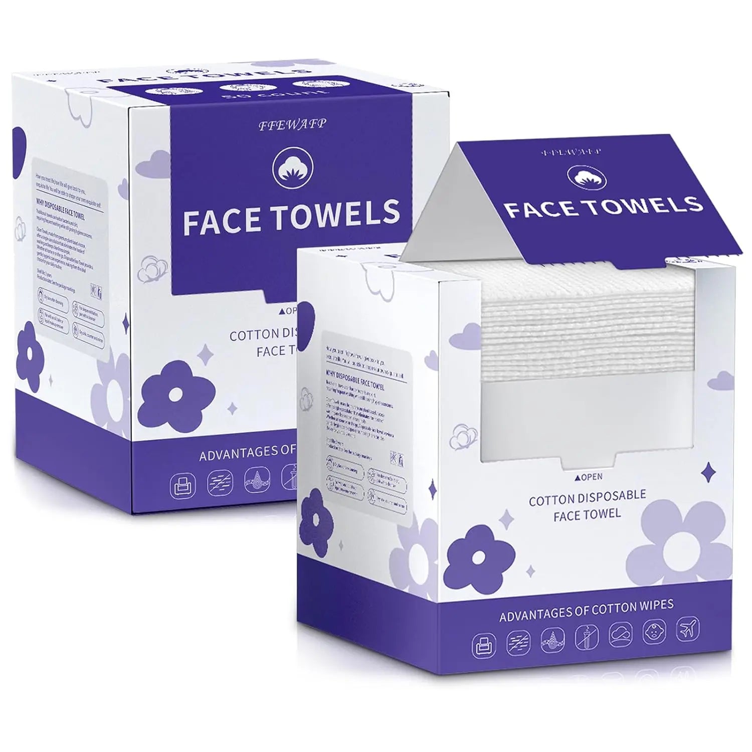 100-Count Disposable Face Towels
