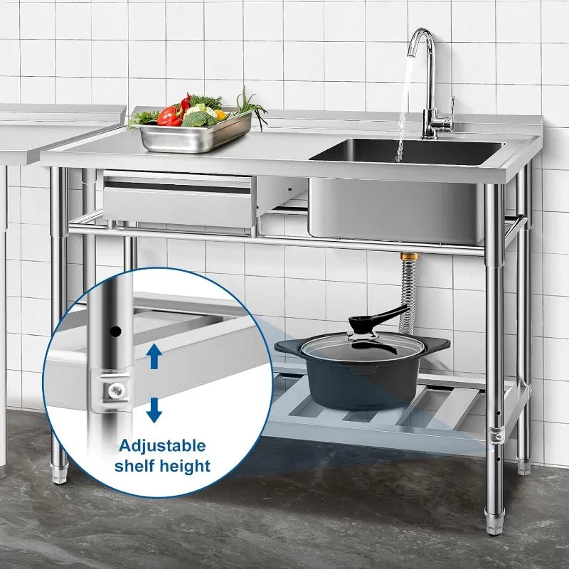 Stainless Steel Utility Sink