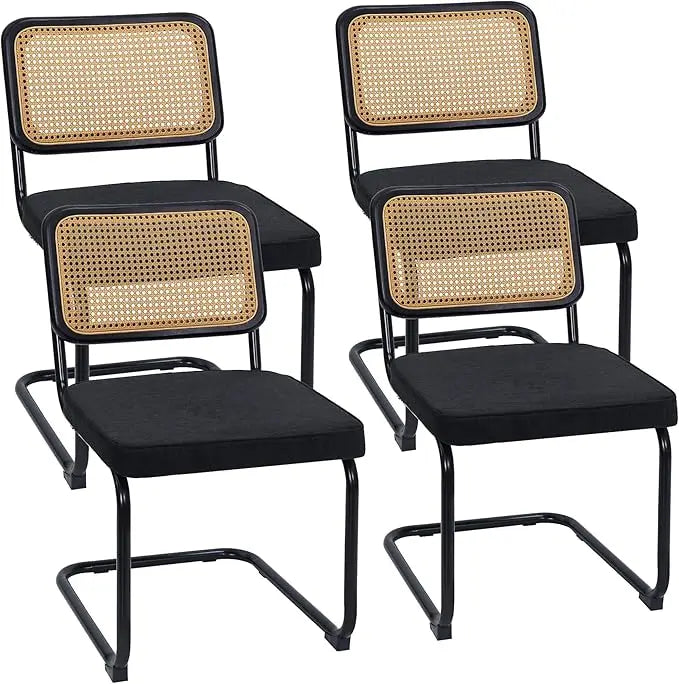 4 Modern Cesca Cane Handwoven Rattan