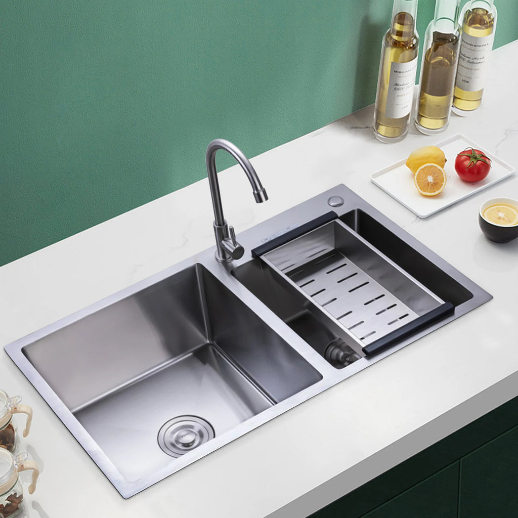 Stainless Double Bowl Anti Corrosion Soundproof