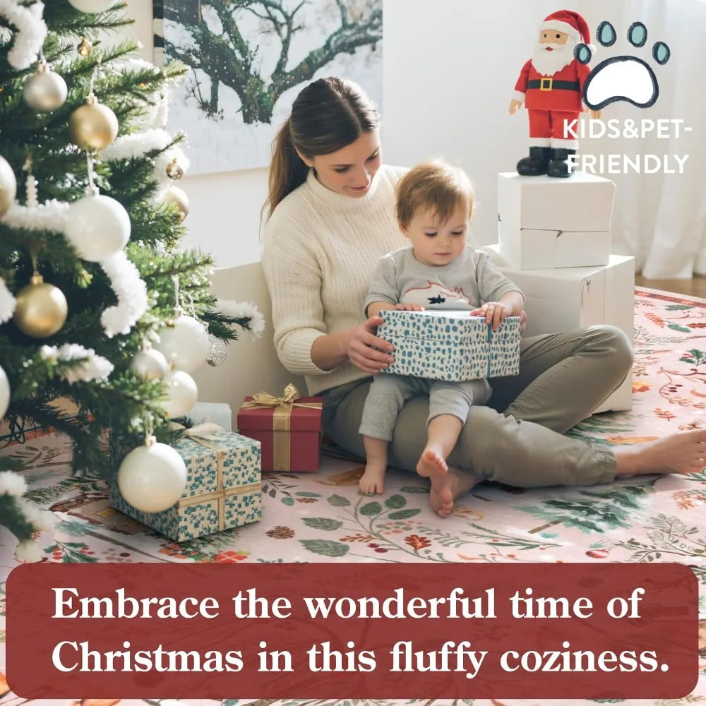 8x10 Washable Christmas Tree Design