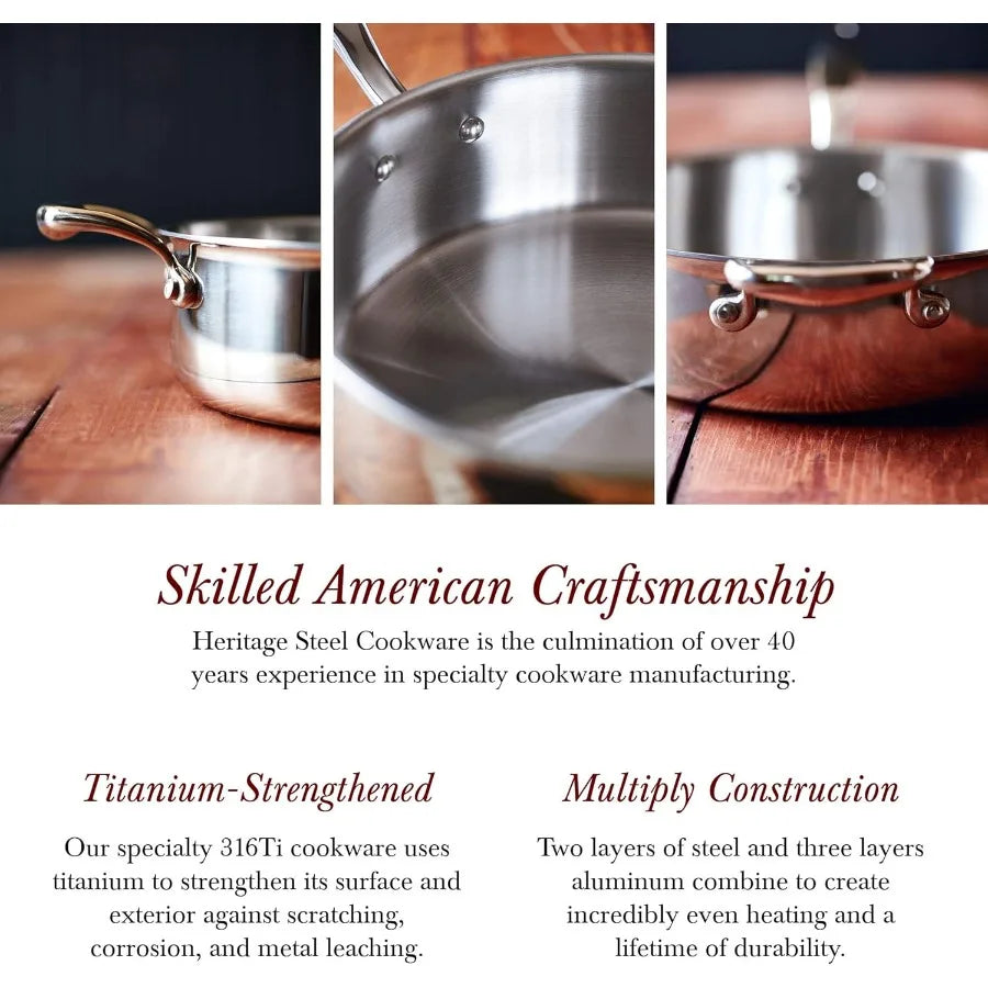 10.5" Fry Pan Titanium Skillet