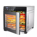 8-Tray Stainless Steel ,600W with 4 Presets & Digital Timer