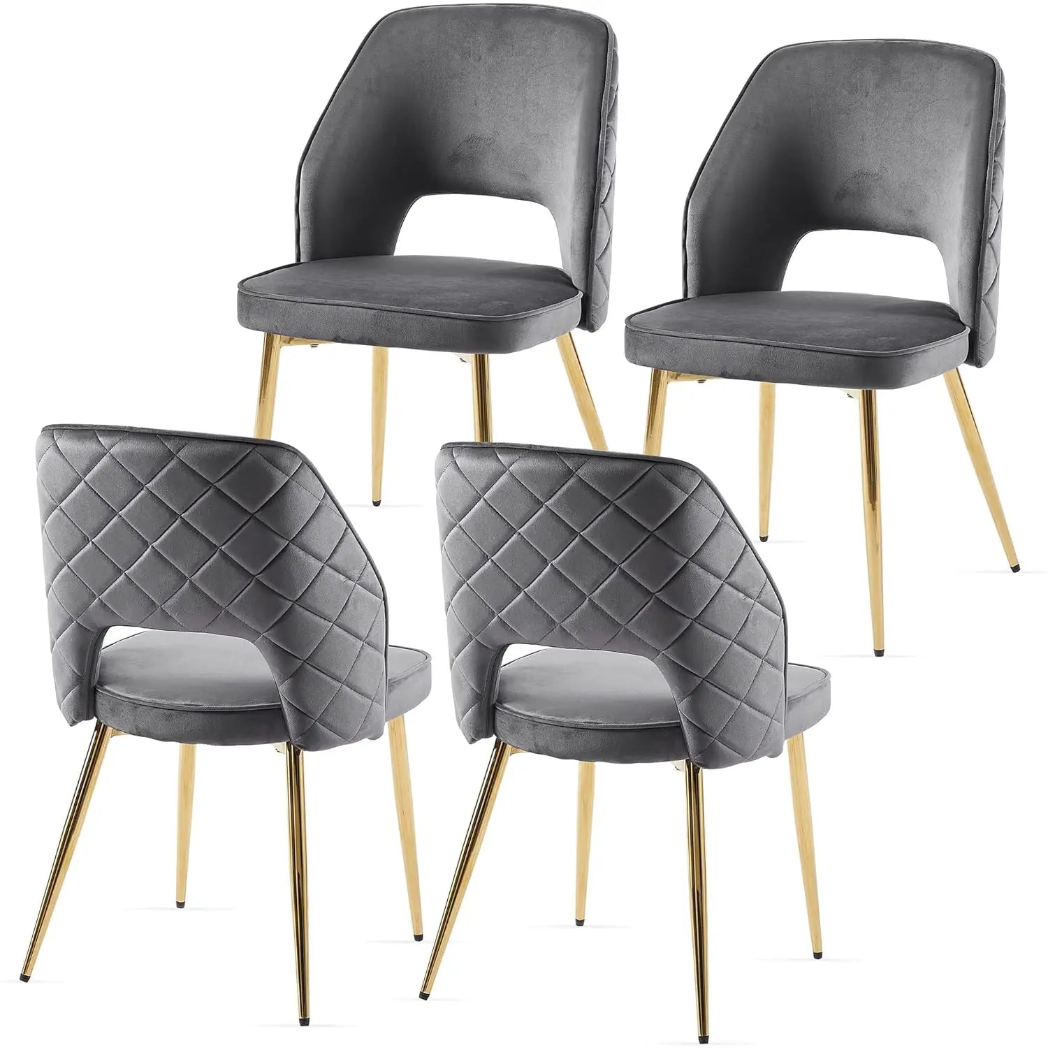 4 Modern Forest Green Velvet