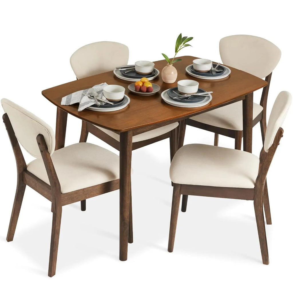 5-Piece Compact Mid-Century Modern