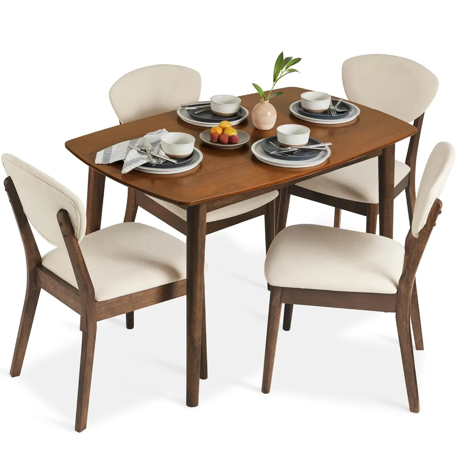 5-Piece Compact Mid-Century Modern