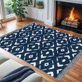 8x10 Printed Moroccan Boho Washable