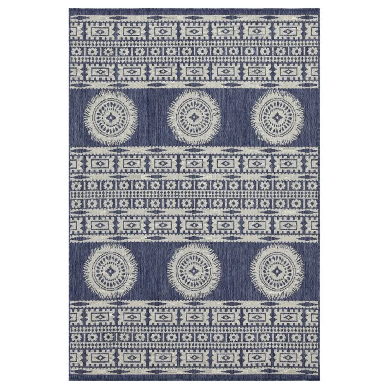 5'3"x7'3" Sunshine Blue Indoor/Outdoor