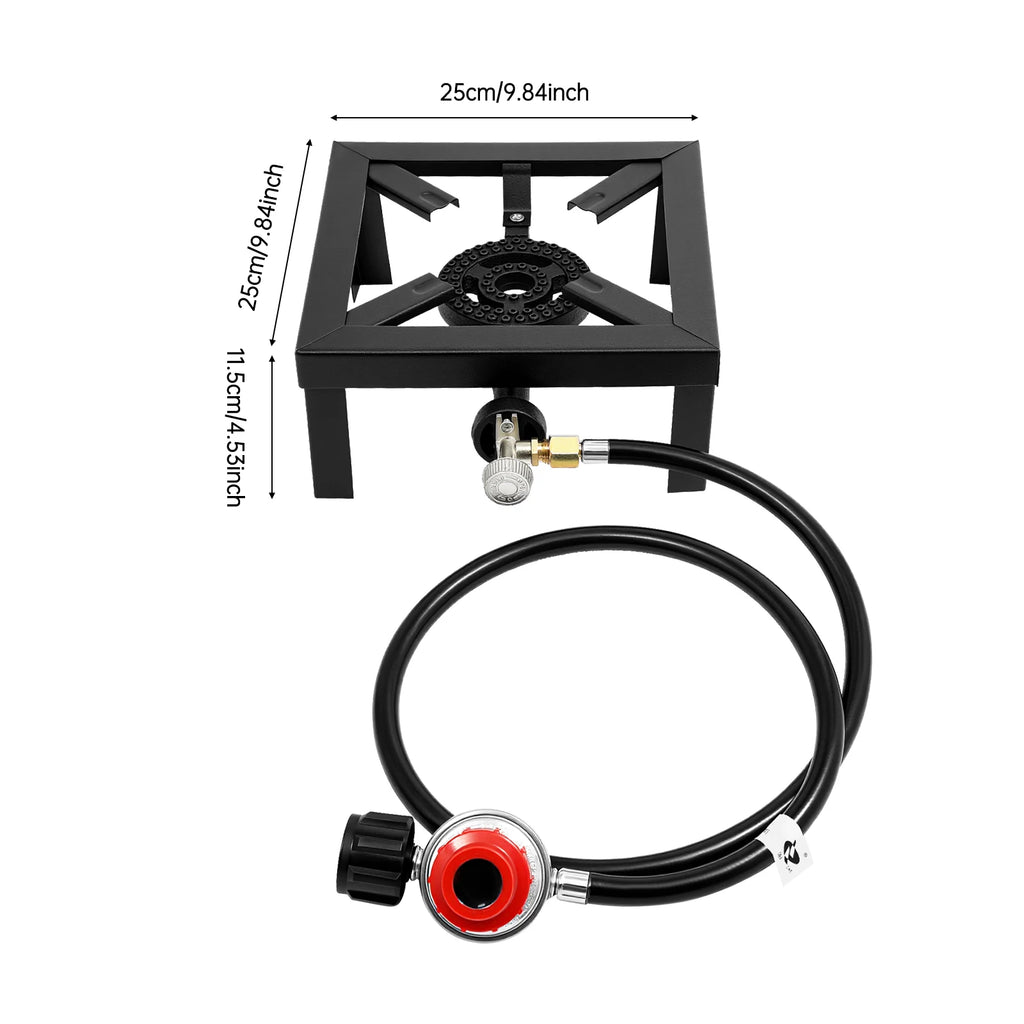 Portable Double Burner Outdoor Propane Stove