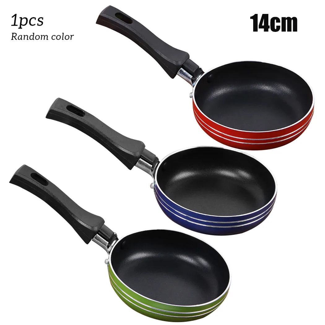 12cm/14cm/16/18cm Mini Frying Pan Non-Stick Steel