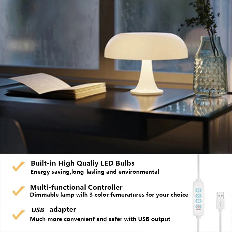 Modern Mushroom Lamp