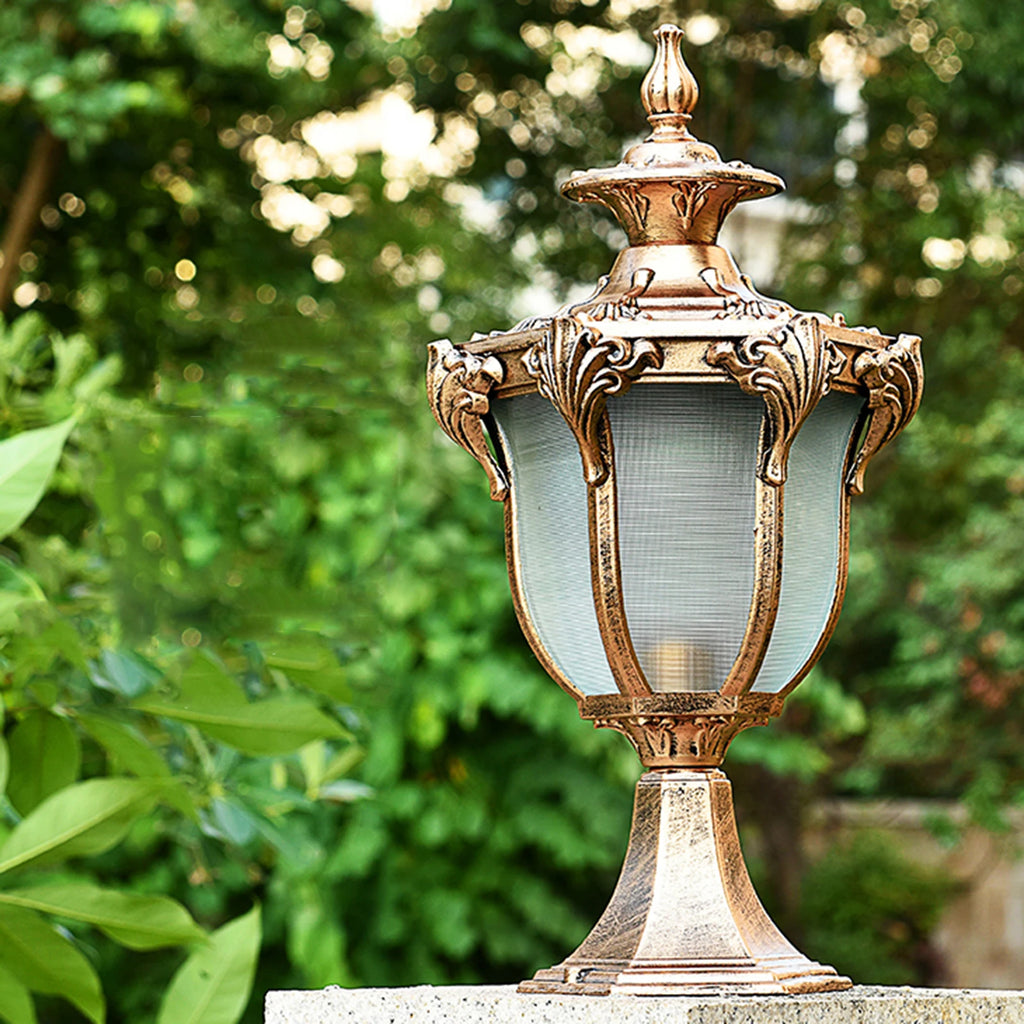 Outdoor Column Lamp Vintage Style