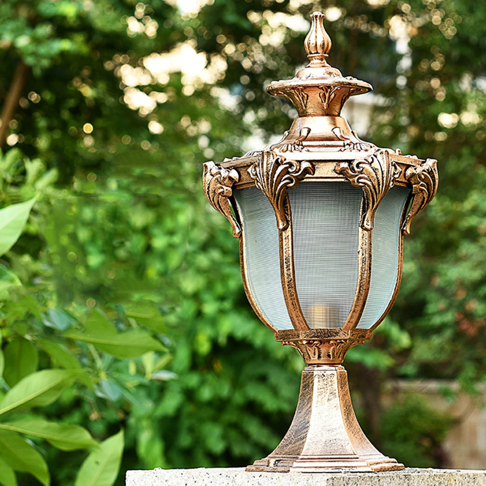 Outdoor Column Lamp Vintage Style
