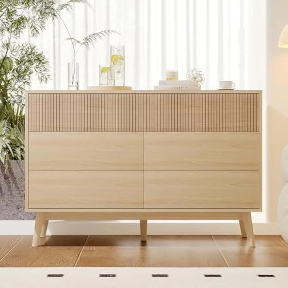 6 Drawer Modern Dresser