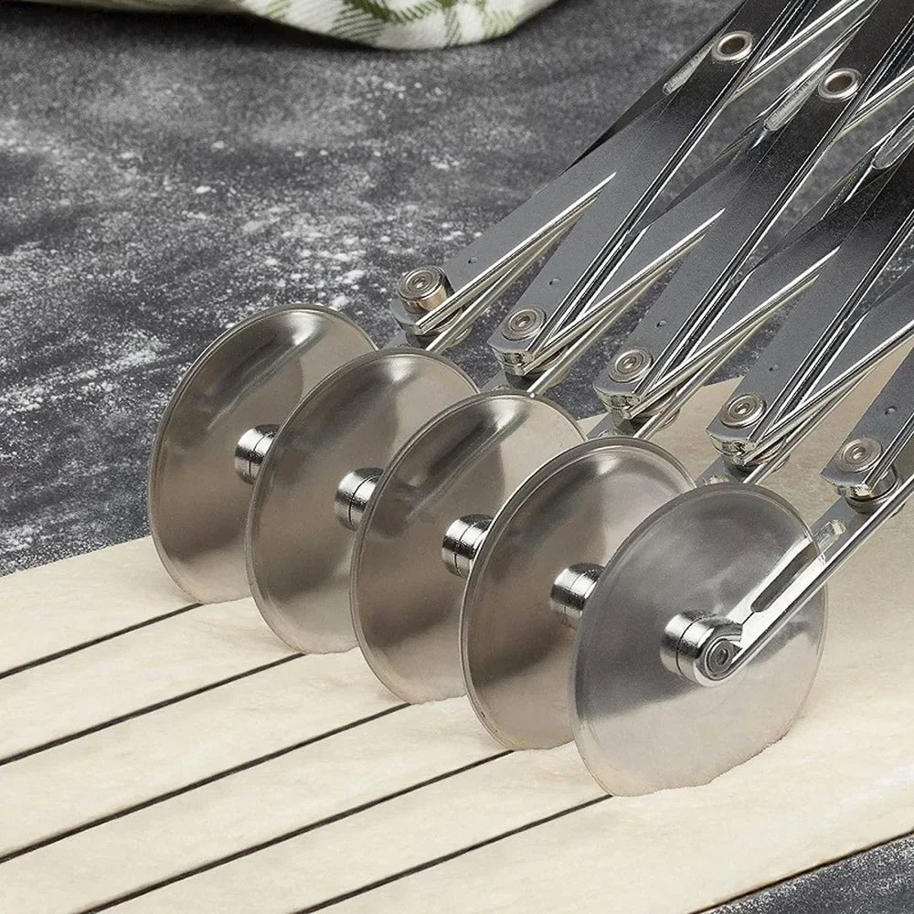 3/5/7 Wheels Dough Divider Cutter