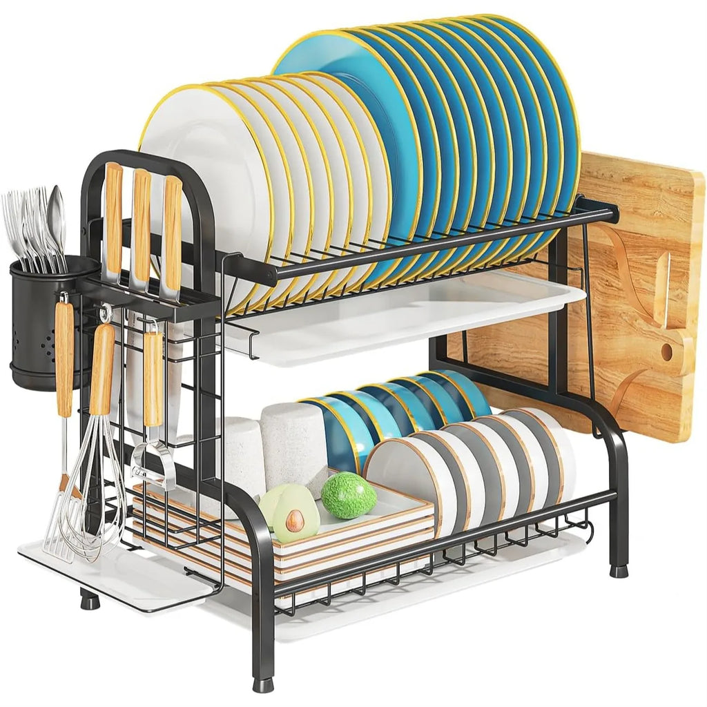 Stainless Steel Dish Rack, 2-Tier