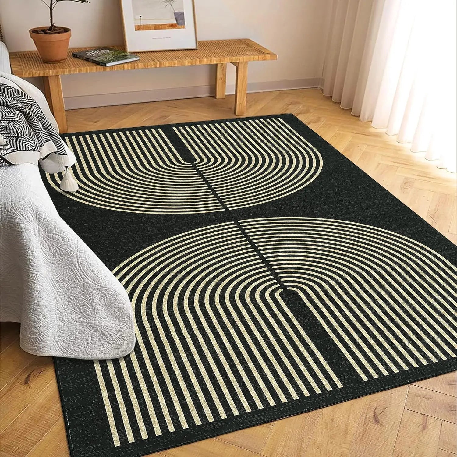 Modern Geometric Soft Washable