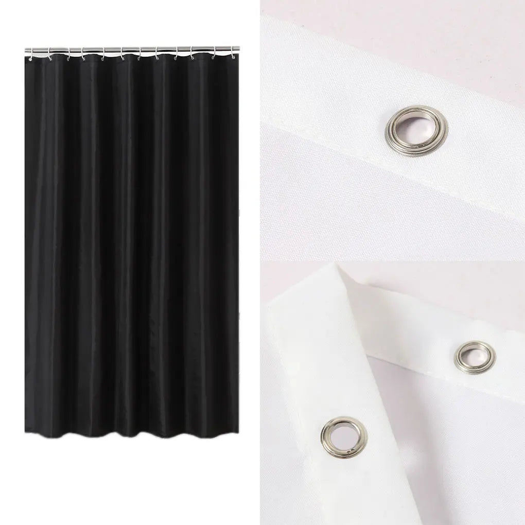 Shower Curtain Solid Color Drape