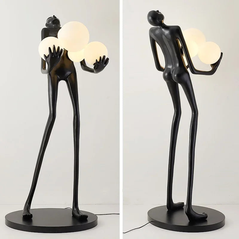 Nordic Humanoid Sculpture Lamp