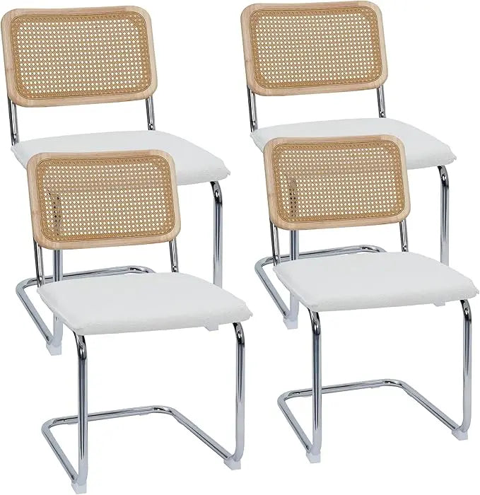 4 Modern Cesca Cane Handwoven Rattan