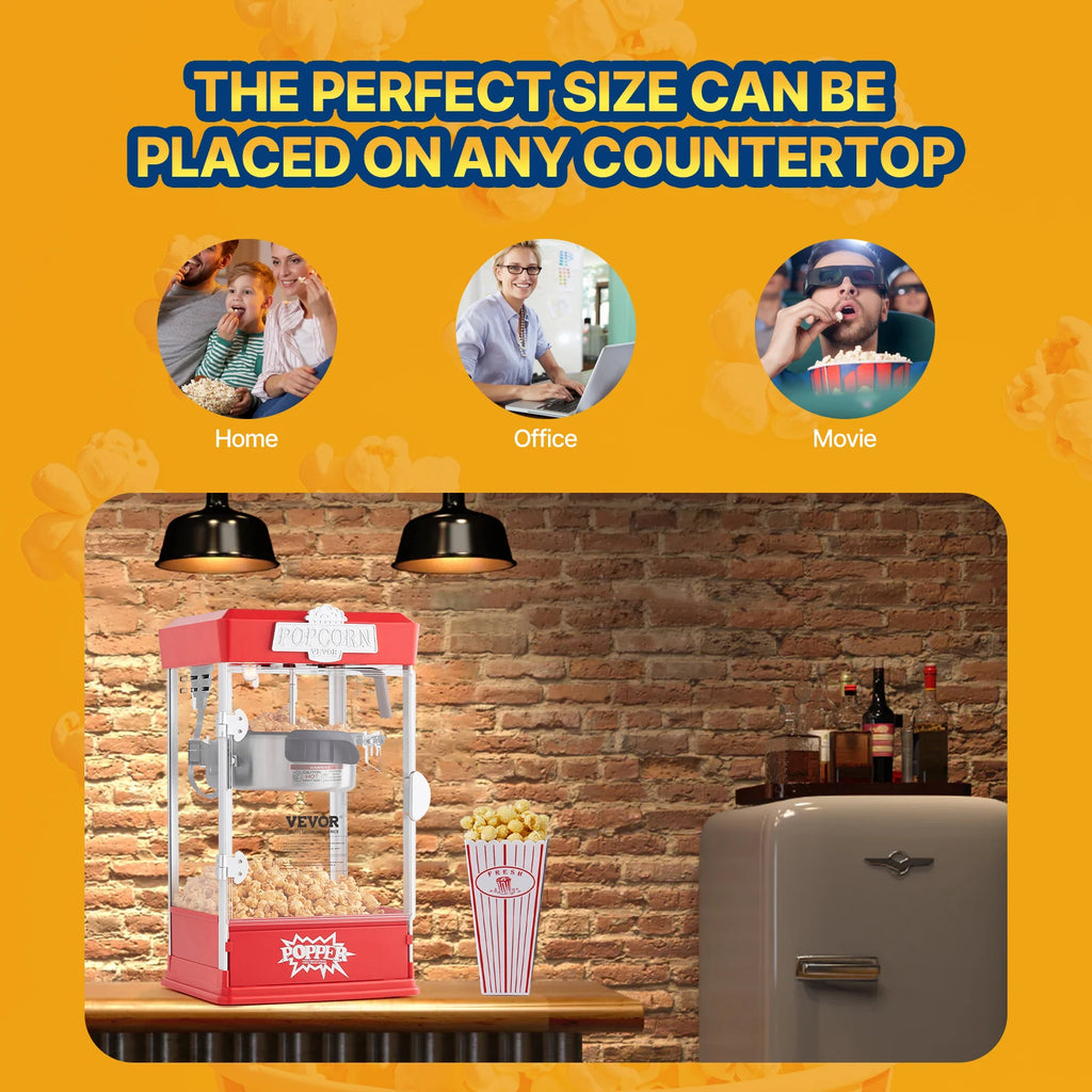 4Oz Commercial Popcorn Maker Countertop