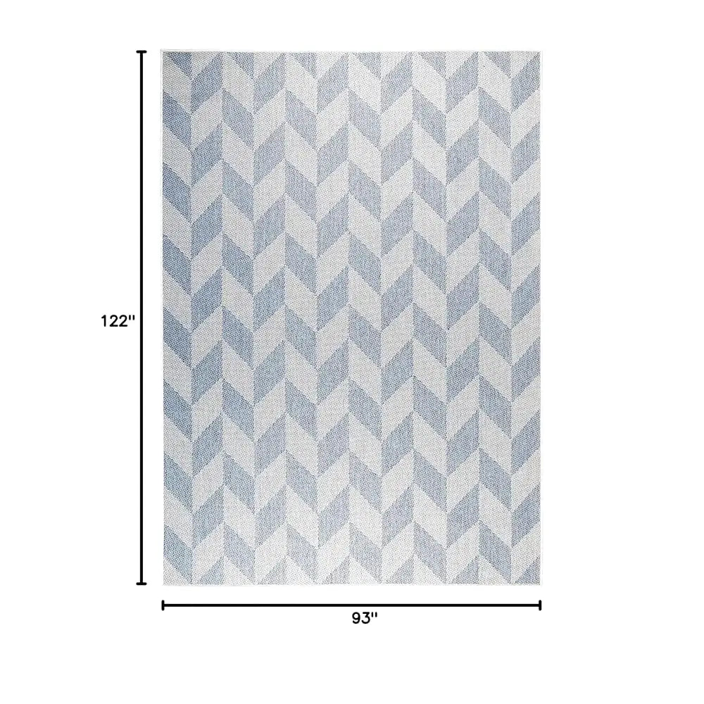 7'9"x10'9" Herringbone Indoor/Outdoor