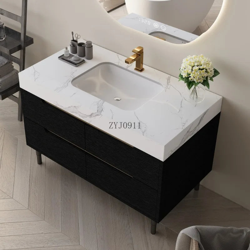 35.4" Modern Bathroom Vanity w/Undermount Sink