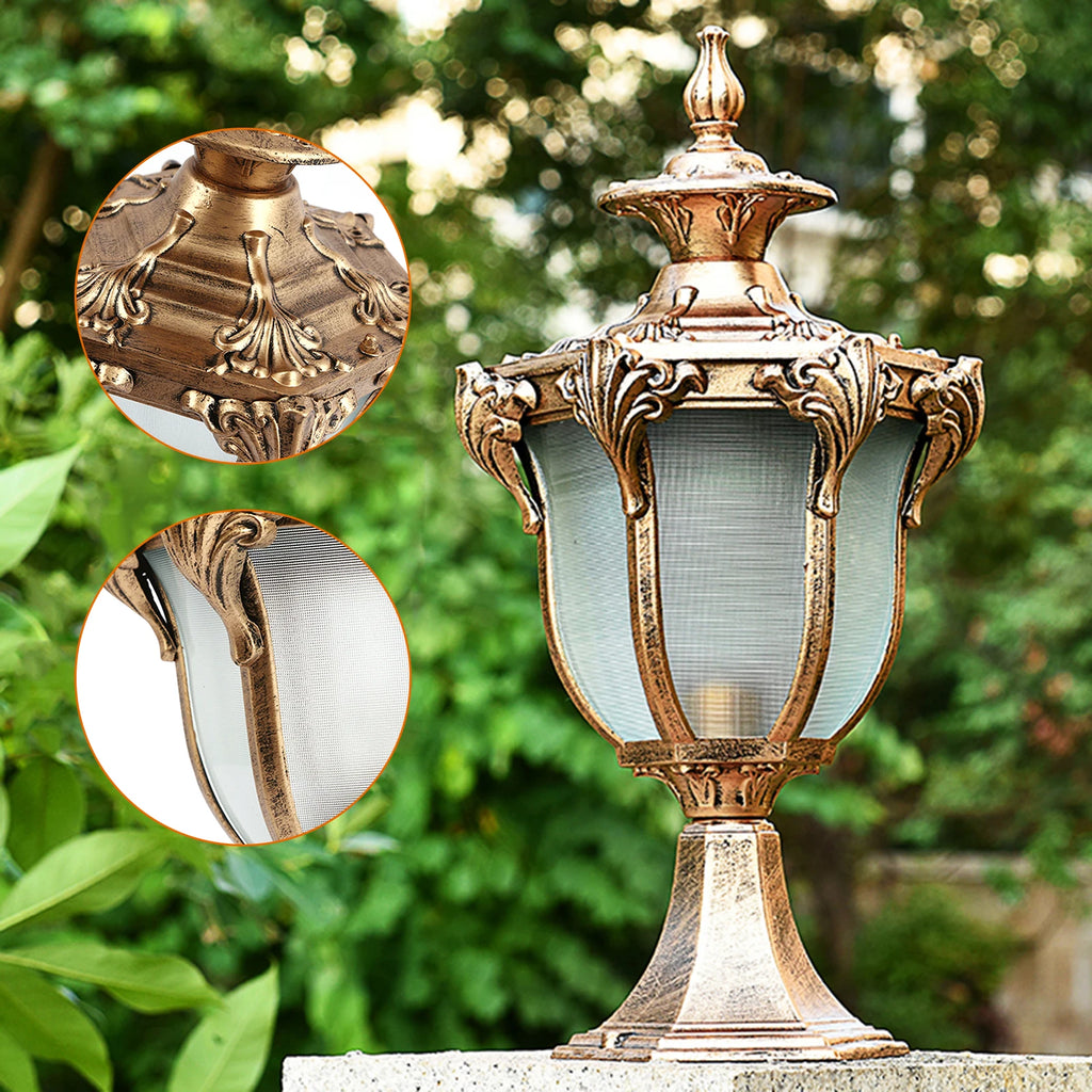 Outdoor Column Lamp Vintage Style