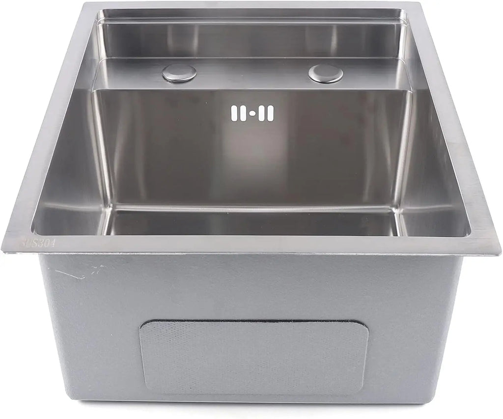 Drop In Hidden Kitchen/Bar Sink Stainless w/lid