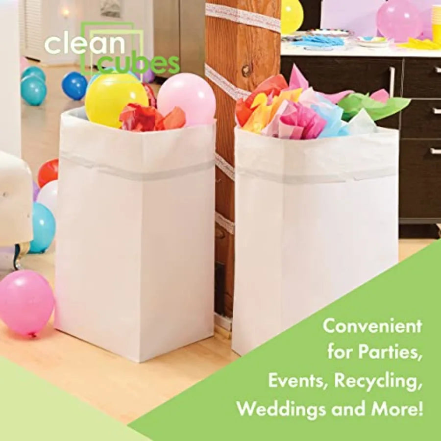 30 Gallon Disposable Trash Cans 3-Pack