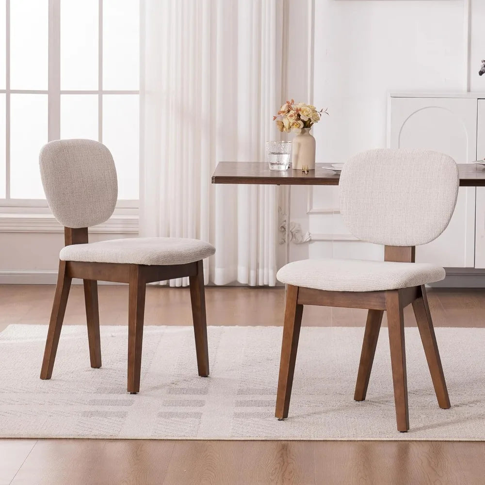 2 MCM Upholstered wood