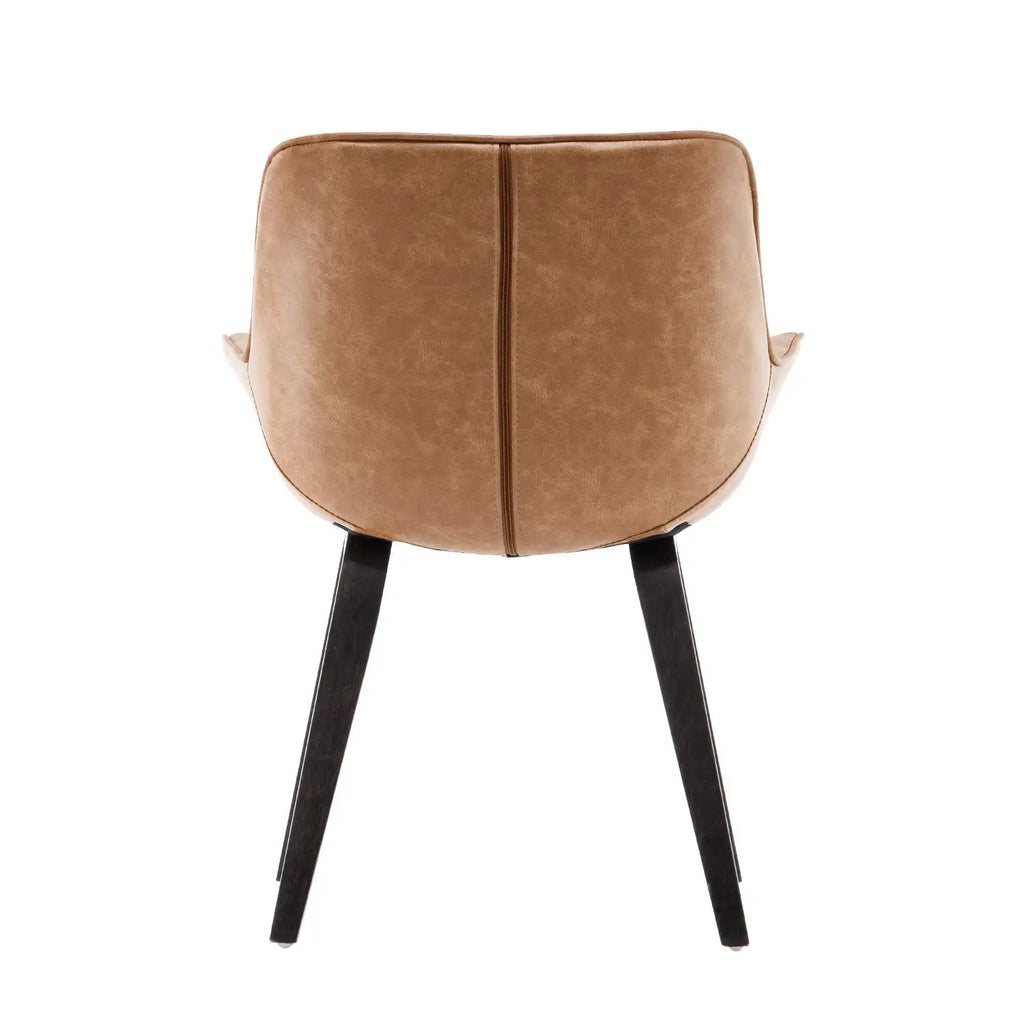 4 PU Leather Chairs Modern