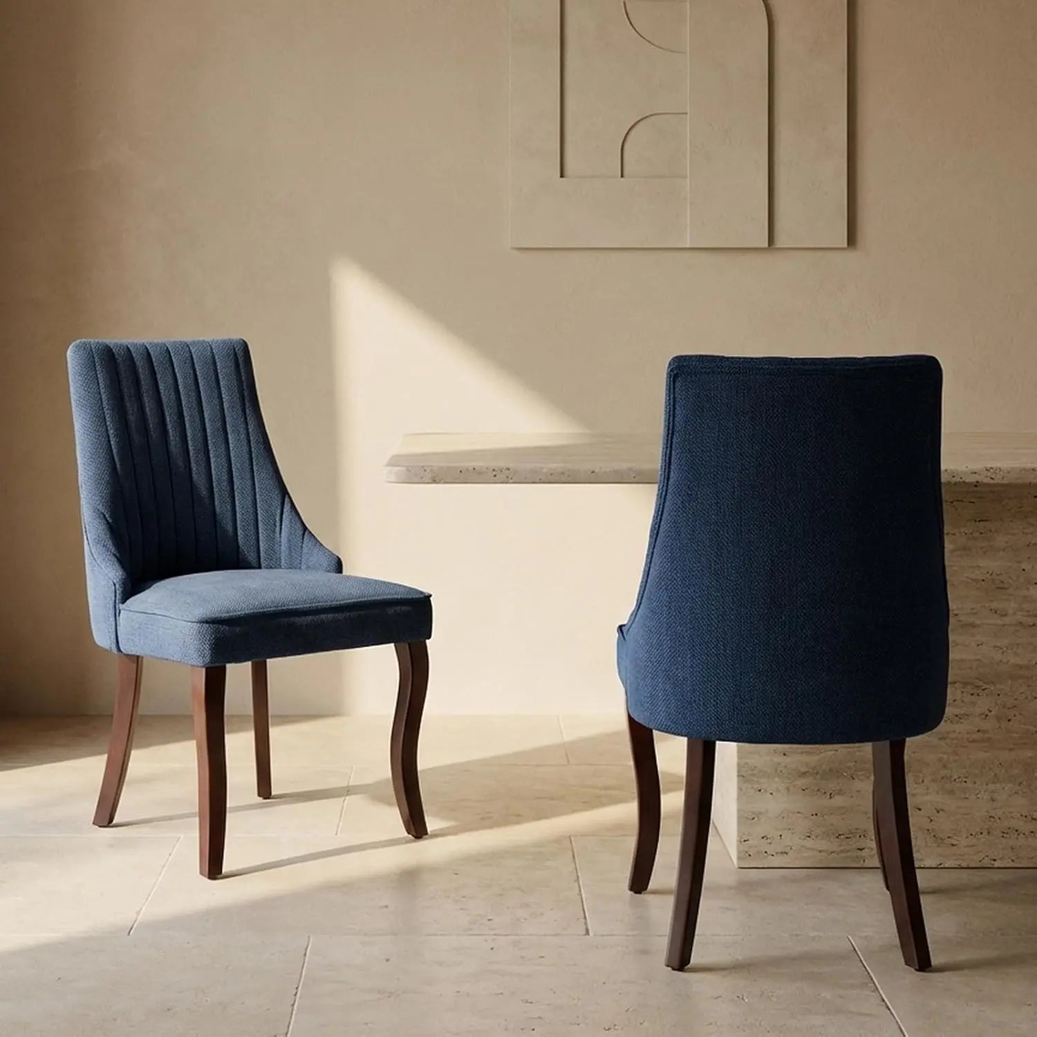2 Upholstered High Back