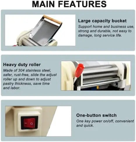110V 550W Electric Pasta Maker - Stainless