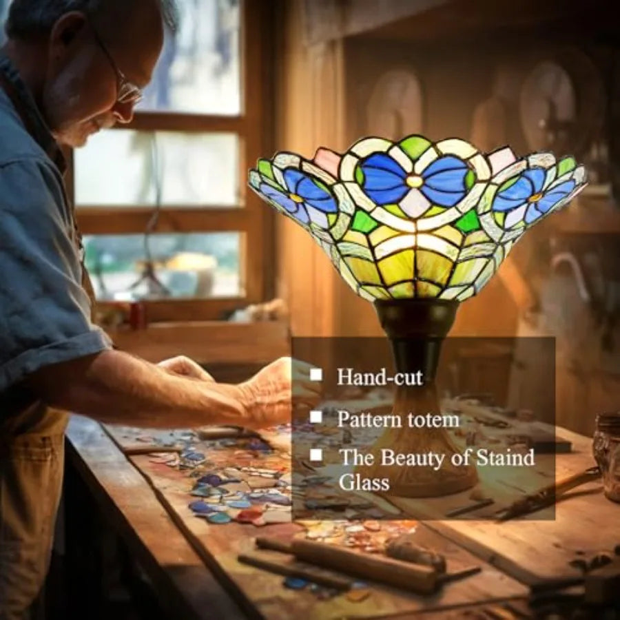 70" Tiffany Torchiere Lamp
