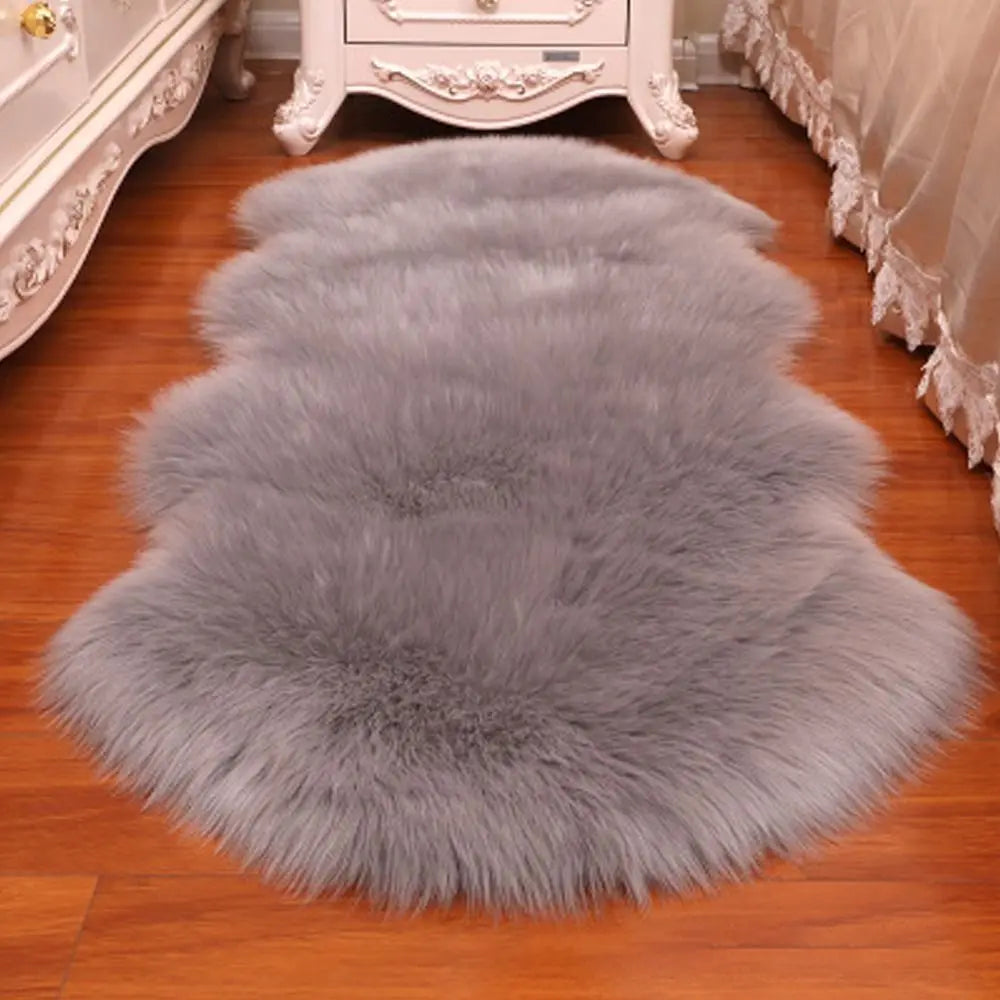 22x20 Washable Fluffy Sheepskin Rug