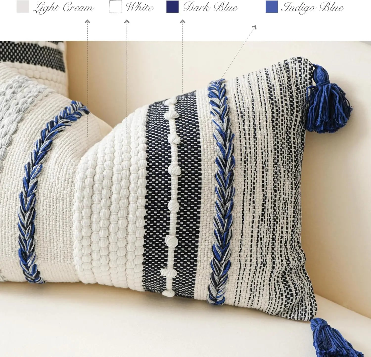 Lumbar Pillow Cover 14x36