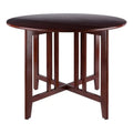 Round Double Drop Leaf Solid Wood 41.97"