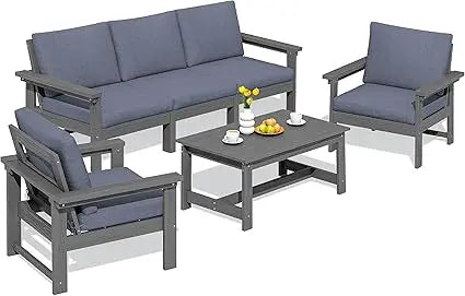 6-Piece HDPE Patio Set