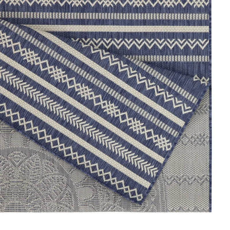5'3"x7'3" Sunshine Blue Indoor/Outdoor