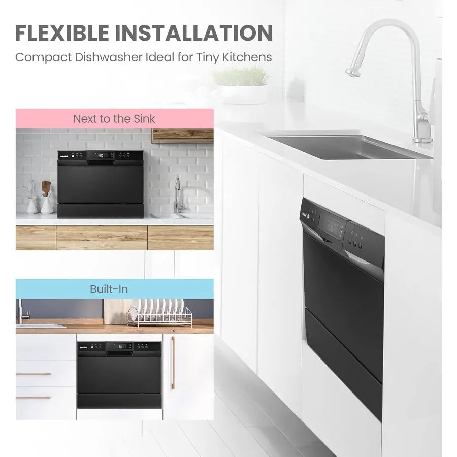 Countertop Dishwasher for Dorm RV Apartment