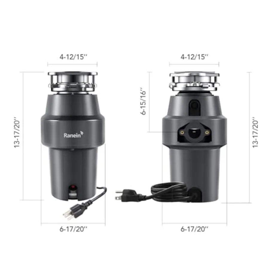 1/2 HP Disposal Cord Quiet Stainless
