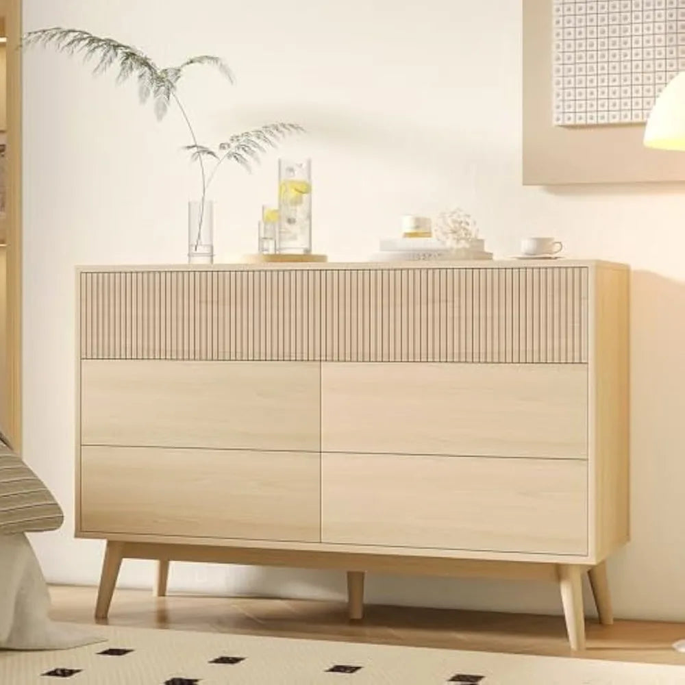 6 Drawer Modern Dresser