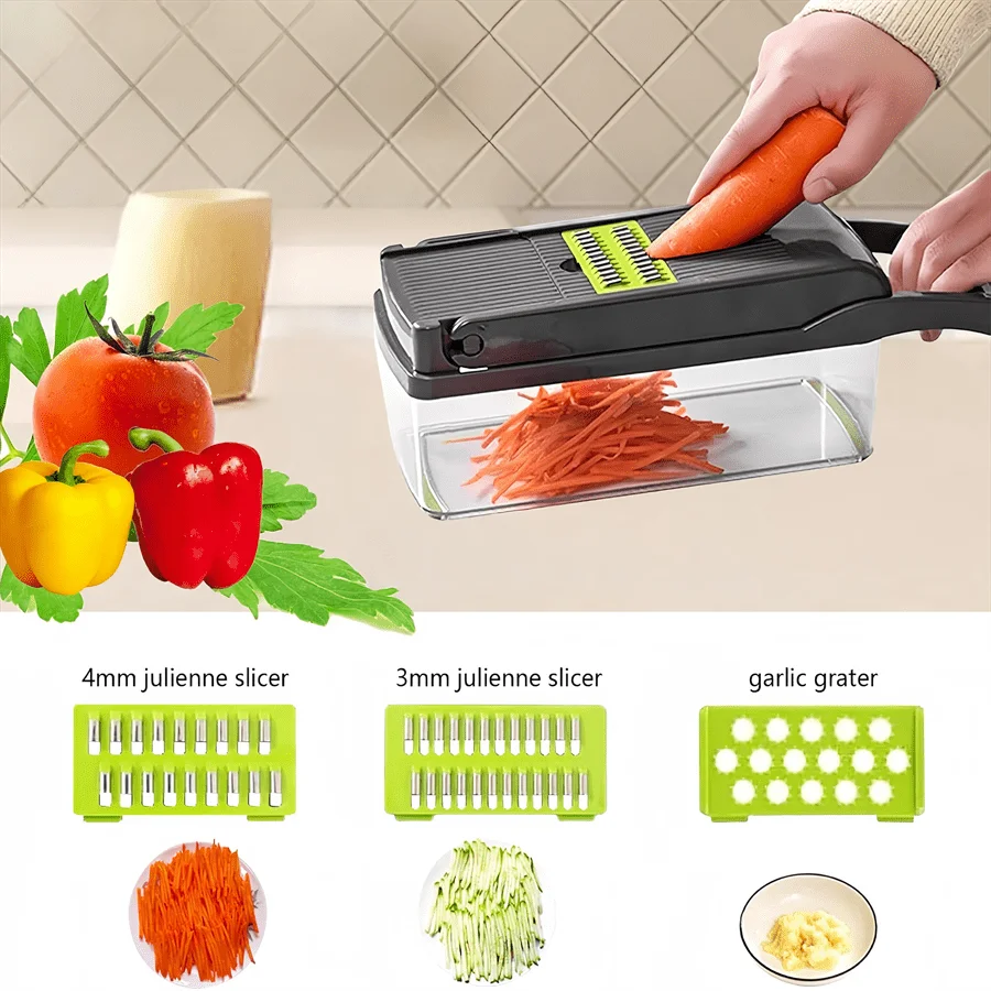 14-in-1 Vegetable Chopper/Slicer/Shredder Manual