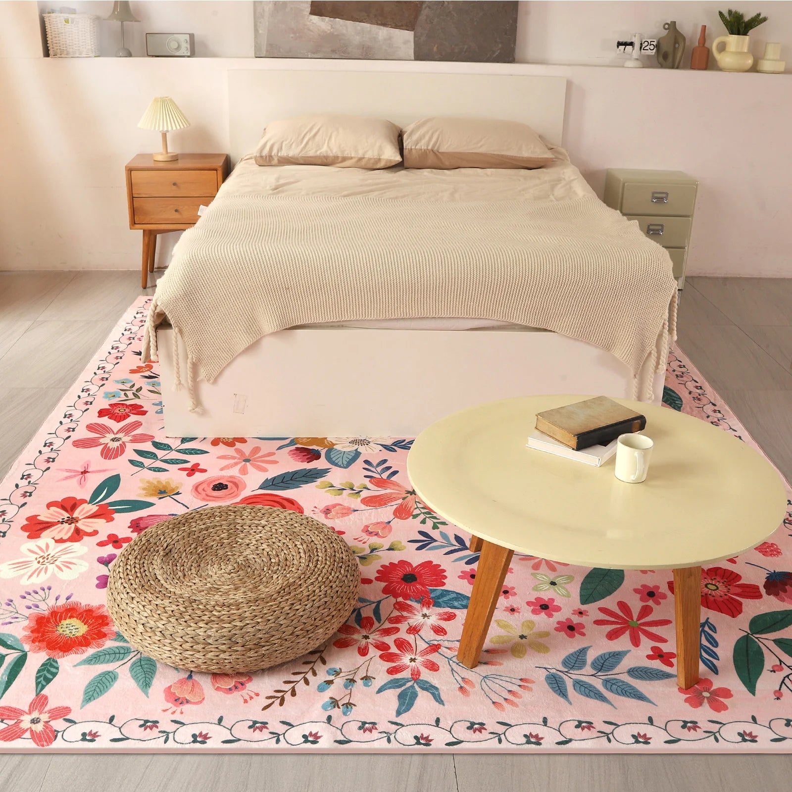 8' X 10' Area Rug Boho Washable