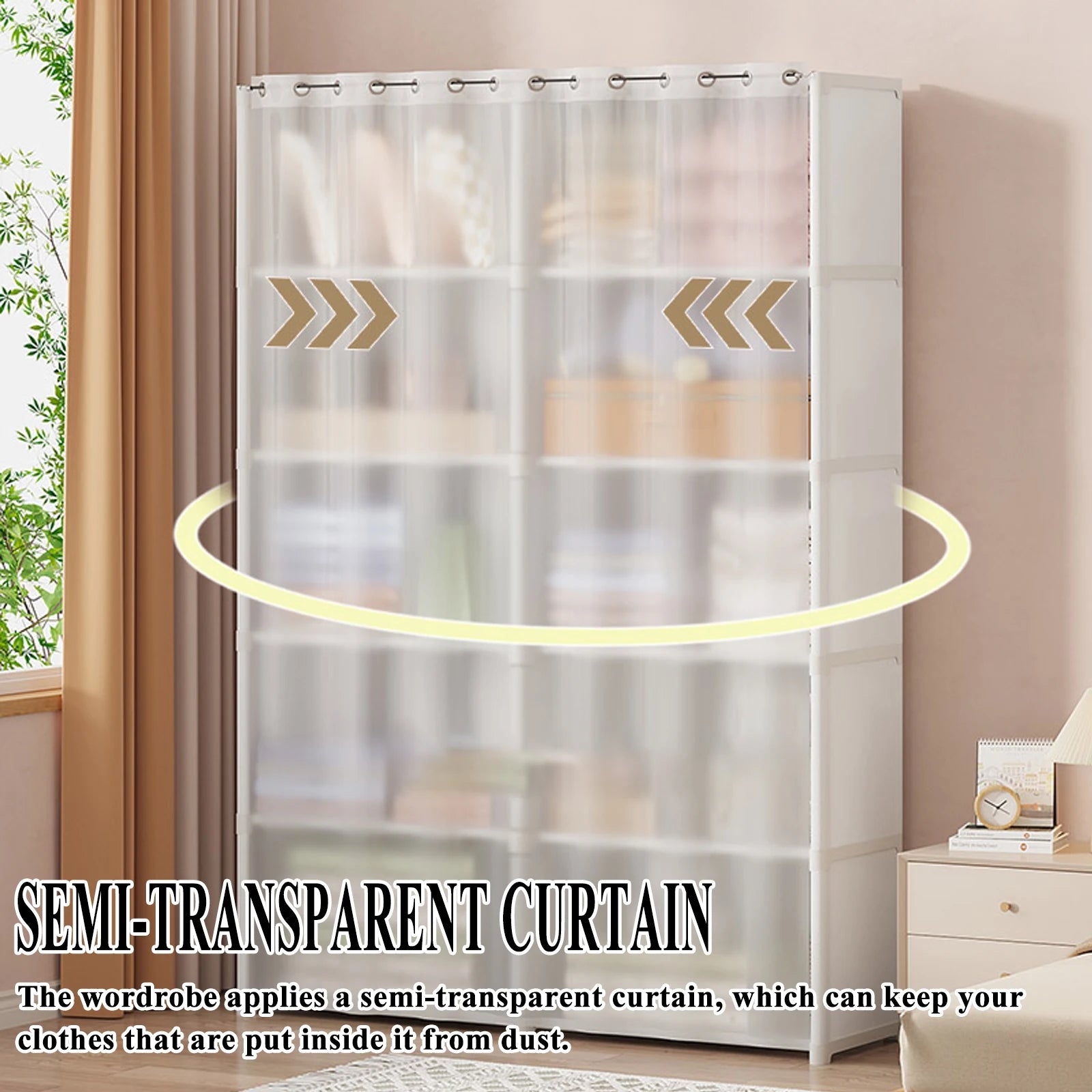 6 Shelf Wardrobe