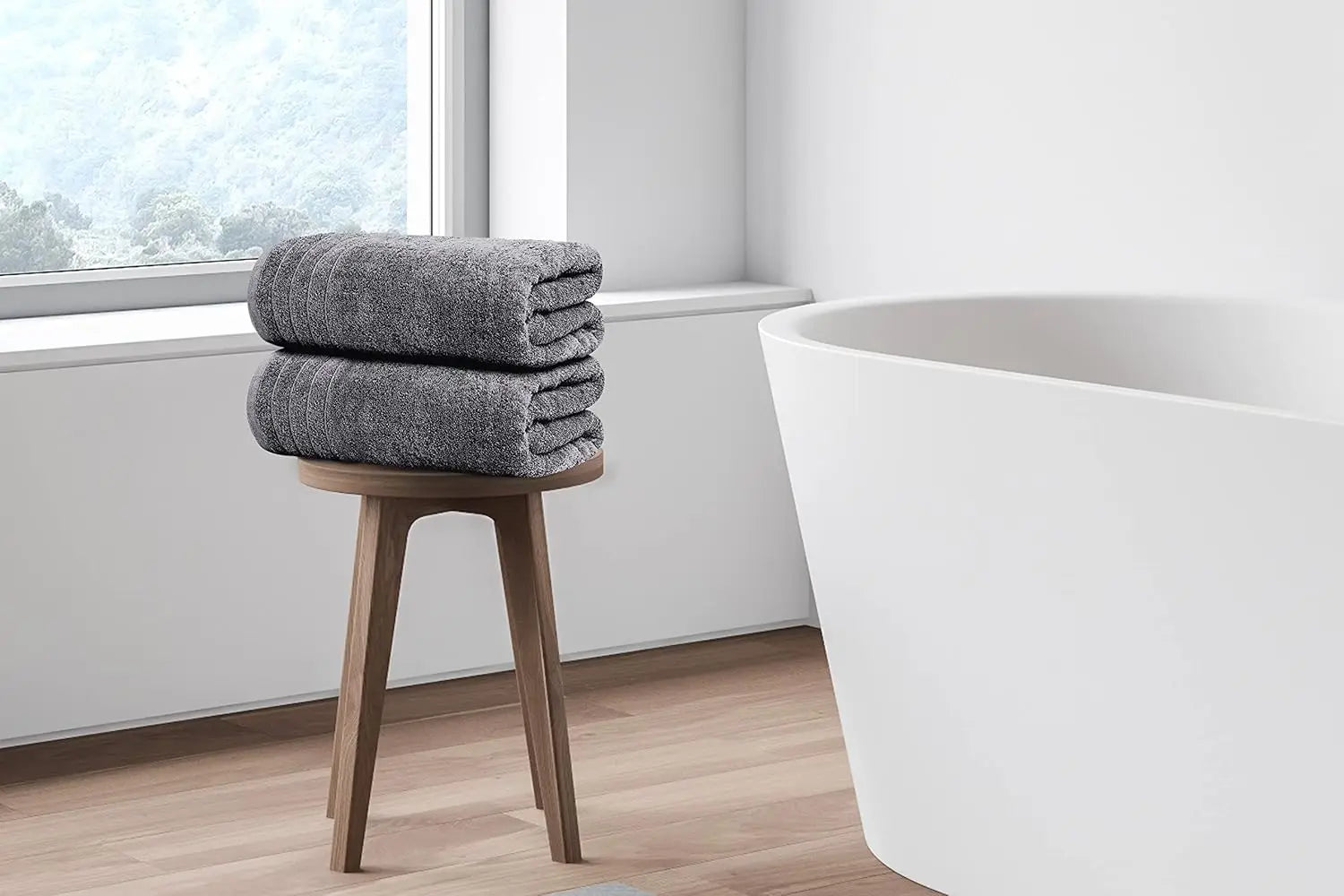 Towels Pack of 4 Extra Large Bath Towels 30 x 60