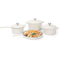 Nonstick Enameled Cast Iron Cookware Set 7Pcs