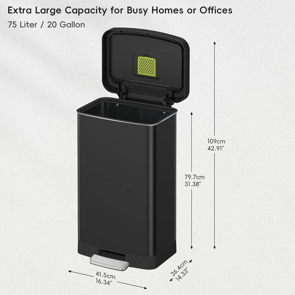 20 Gal Large Can Tall Step Bag Storage