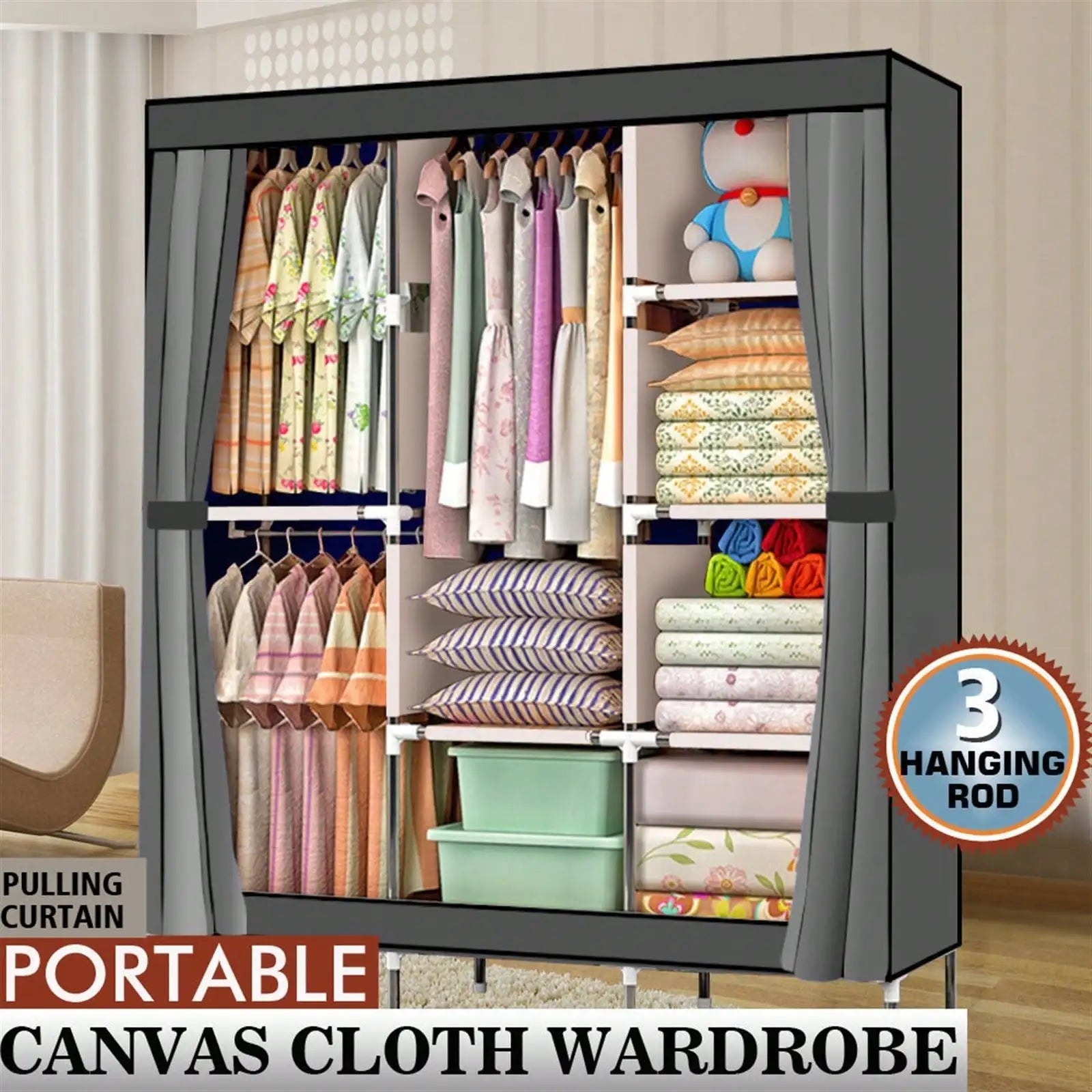 69 Inch Wardrobe Organizer